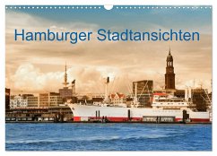 Hamburger Stadtansichten (Wandkalender 2025 DIN A3 quer), CALVENDO Monatskalender - Calvendo;Steiner, Carmen