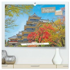 Japan das Land der aufgehenden Sonne (hochwertiger Premium Wandkalender 2025 DIN A2 quer), Kunstdruck in Hochglanz