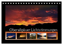 Oberallgäuer Lichtstimmungen (Tischkalender 2025 DIN A5 quer), CALVENDO Monatskalender