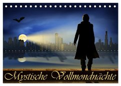 Mystische Vollmondnächte (Tischkalender 2025 DIN A5 quer), CALVENDO Monatskalender