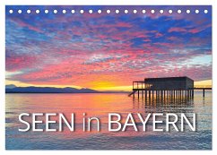 Seen in Bayern (Tischkalender 2025 DIN A5 quer), CALVENDO Monatskalender