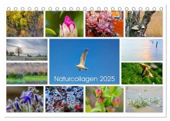 Naturcollagen 2025 (Tischkalender 2025 DIN A5 quer), CALVENDO Monatskalender - Calvendo;Nöh, Christine