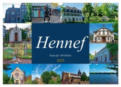Hennef - Stadt der 100 Dörfer (Wandkalender 2025 DIN A3 quer), CALVENDO Monatskalender - Calvendo;Kowalski, Rupert