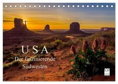 USA Der faszinierende Südwesten (Tischkalender 2025 DIN A5 quer), CALVENDO Monatskalender - Calvendo;Genser, Karl