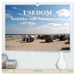 USEDOM - Seebäder und Naturparadies (hochwertiger Premium Wandkalender 2025 DIN A2 quer), Kunstdruck in Hochglanz - Calvendo;Art-Motiva