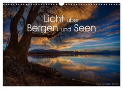 Licht über Bergen und Seen (Wandkalender 2025 DIN A3 quer), CALVENDO Monatskalender