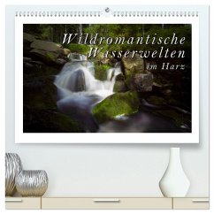 Wildromantische Wasserwelten im Harz (hochwertiger Premium Wandkalender 2025 DIN A2 quer), Kunstdruck in Hochglanz