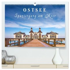 Ostsee - Spaziergang am Meer (hochwertiger Premium Wandkalender 2025 DIN A2 quer), Kunstdruck in Hochglanz