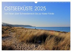 Ostseeküste 2025 (Wandkalender 2025 DIN A3 quer), CALVENDO Monatskalender