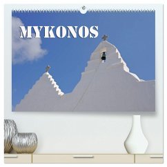 MYKONOS - Insel des Jetset (hochwertiger Premium Wandkalender 2025 DIN A2 quer), Kunstdruck in Hochglanz - Calvendo;Blume, Hubertus