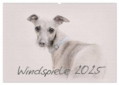 Windspiele 2025 (Wandkalender 2025 DIN A2 quer), CALVENDO Monatskalender - Calvendo;Redecker, Andrea