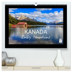 KANADA - Rocky Mountains (hochwertiger Premium Wandkalender 2025 DIN A2 quer), Kunstdruck in Hochglanz