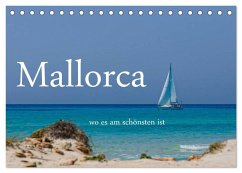 Mallorca wo es am schönsten ist (Tischkalender 2025 DIN A5 quer), CALVENDO Monatskalender