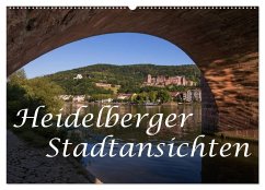 Heidelberger Stadtansichten (Wandkalender 2025 DIN A2 quer), CALVENDO Monatskalender