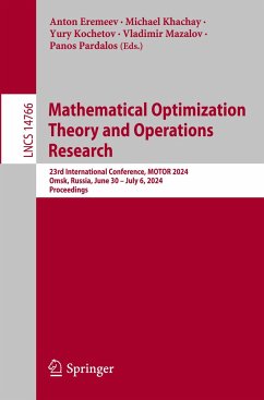 Mathematical Optimization Theory and Operations Research