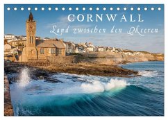 Cornwall - Land zwischen den Meeren (Tischkalender 2025 DIN A5 quer), CALVENDO Monatskalender