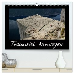 Traumziel Norwegen (hochwertiger Premium Wandkalender 2025 DIN A2 quer), Kunstdruck in Hochglanz - Calvendo;Huss, Jan