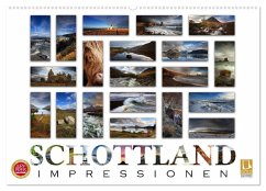 Schottland Impressionen (Wandkalender 2025 DIN A2 quer), CALVENDO Monatskalender - Calvendo;Cross, Martina