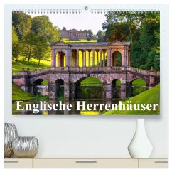 Englische Herrenhäuser (hochwertiger Premium Wandkalender 2025 DIN A2 quer), Kunstdruck in Hochglanz - Calvendo;Kruse, Joana
