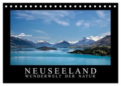 Neuseeland - Wunderwelt der Natur (Tischkalender 2025 DIN A5 quer), CALVENDO Monatskalender