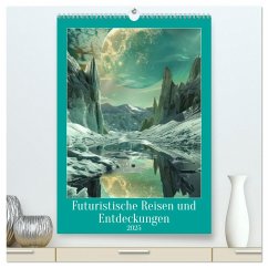 Futuristische Reisen und Entdeckungen (hochwertiger Premium Wandkalender 2025 DIN A2 hoch), Kunstdruck in Hochglanz