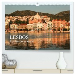 Lesbos - Inselimpressionen (hochwertiger Premium Wandkalender 2025 DIN A2 quer), Kunstdruck in Hochglanz