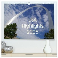 USA Highlights 2025 (hochwertiger Premium Wandkalender 2025 DIN A2 quer), Kunstdruck in Hochglanz - Calvendo;Neudecker, Tina