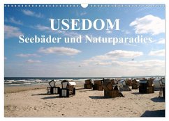 USEDOM - Seebäder und Naturparadies (Wandkalender 2025 DIN A3 quer), CALVENDO Monatskalender - Calvendo;Art-Motiva