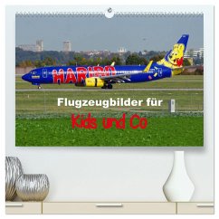 Flugzeugbilder für Kids und Co (hochwertiger Premium Wandkalender 2025 DIN A2 quer), Kunstdruck in Hochglanz