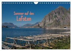 Sommer auf den Lofoten (Wandkalender 2025 DIN A4 quer), CALVENDO Monatskalender