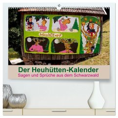 Der Heuhütten-Kalender (hochwertiger Premium Wandkalender 2025 DIN A2 quer), Kunstdruck in Hochglanz