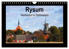 Rysum - Warfendorf in Ostfriesland (Wandkalender 2025 DIN A4 quer), CALVENDO Monatskalender