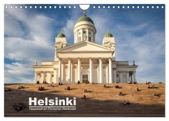 Helsinki - Hauptstadt am Finnischen Meerbusen (Wandkalender 2025 DIN A4 quer), CALVENDO Monatskalender