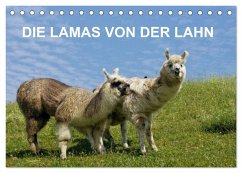 DIE LAMAS VON DER LAHN (Tischkalender 2025 DIN A5 quer), CALVENDO Monatskalender - Calvendo;Albert, Jutta