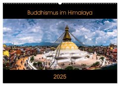 Buddhismus im Himalaya (Wandkalender 2025 DIN A2 quer), CALVENDO Monatskalender - Calvendo;König, Jens