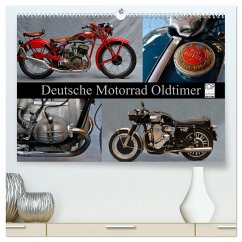 Deutsche Motorrad Oldtimer (hochwertiger Premium Wandkalender 2025 DIN A2 quer), Kunstdruck in Hochglanz