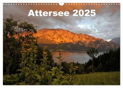 Attersee im Salzkammergut 2025 (Wandkalender 2025 DIN A3 quer), CALVENDO Monatskalender