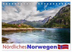 Nördliches Norwegen (Tischkalender 2025 DIN A5 quer), CALVENDO Monatskalender
