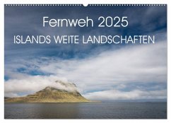 Fernweh 2025 ¿ Islands weite Landschaften (Wandkalender 2025 DIN A2 quer), CALVENDO Monatskalender