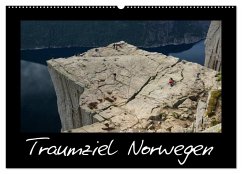 Traumziel Norwegen (Wandkalender 2025 DIN A2 quer), CALVENDO Monatskalender