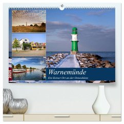 Urlaub in Warnemünde (hochwertiger Premium Wandkalender 2025 DIN A2 quer), Kunstdruck in Hochglanz