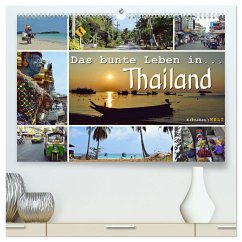 Das bunte Leben in Thailand (hochwertiger Premium Wandkalender 2025 DIN A2 quer), Kunstdruck in Hochglanz - Calvendo;Welt - Fotografie Stephanie Büttner, Krönchen's