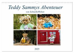 Teddy Sammys Abenteuer (Wandkalender 2025 DIN A3 quer), CALVENDO Monatskalender