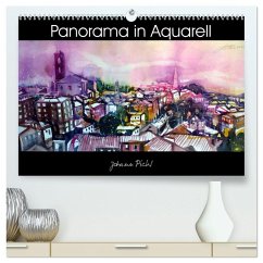 Panorama in Aquarell (hochwertiger Premium Wandkalender 2025 DIN A2 quer), Kunstdruck in Hochglanz - Calvendo;Pickl, Johann