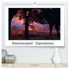 Weserbergland Impressionen (hochwertiger Premium Wandkalender 2025 DIN A2 quer), Kunstdruck in Hochglanz