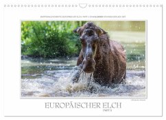 Emotionale Momente: Europäischer Elch Part II (Wandkalender 2025 DIN A3 quer), CALVENDO Monatskalender