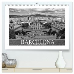 Barcelona Photografien in Schwarz / Weiß (hochwertiger Premium Wandkalender 2025 DIN A2 quer), Kunstdruck in Hochglanz - Calvendo;Meutzner, Dirk