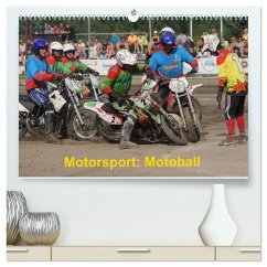 Motorsport: Motoball (hochwertiger Premium Wandkalender 2025 DIN A2 quer), Kunstdruck in Hochglanz