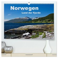 Norwegen - Land der Fjorde (hochwertiger Premium Wandkalender 2025 DIN A2 quer), Kunstdruck in Hochglanz