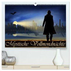 Mystische Vollmondnächte (hochwertiger Premium Wandkalender 2025 DIN A2 quer), Kunstdruck in Hochglanz - Calvendo;Jüngling, alias Mausopardia, Monika